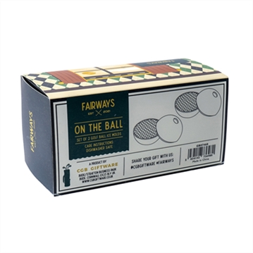 Fairways Set of 2 Golf Ball Ice Molds