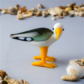 Artisan Glass Seagull Ornament