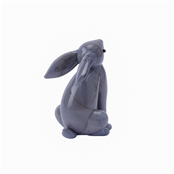 Stargazing Glass Hare Ornament
