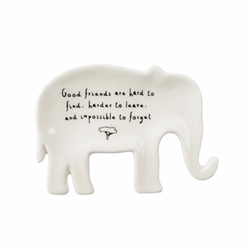 Friends Elephant Ring Dish