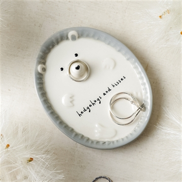 "Hedgehog and Kisses" Ring Dish