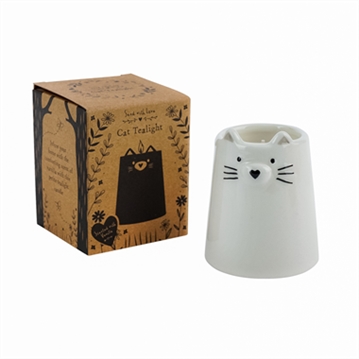 Ceramic Cat Tealight Candle