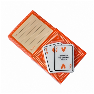 "You Are My Perfect Match" Ceramic Matchbox Token