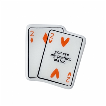 "You Are My Perfect Match" Ceramic Matchbox Token