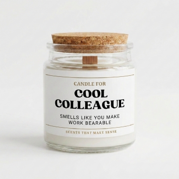 Funny Candle for a Cool Colleague