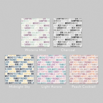 Personalised Couples Letter Cushion