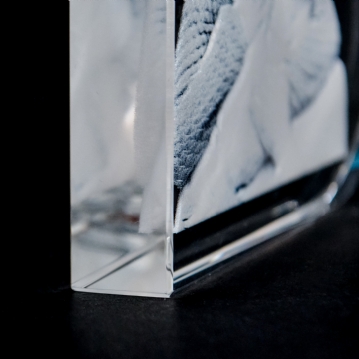 Personalised Engraved Photo Crystal Heart