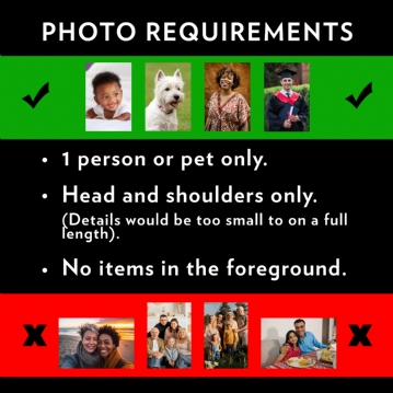 3D Personalised Engraved Photo Crystal Block