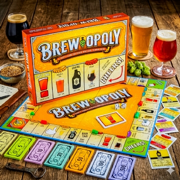 Brew-Opoly Board Game