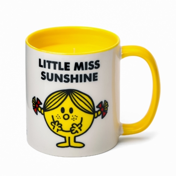 Little Miss Sunshine Coconut & Pineapple Scented Reusable Mug Candle