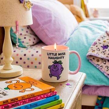 Little Miss Naughty Blueberry Muffin Scented Reusable Mug Candle