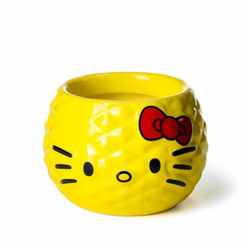 Hello Kitty Summer Reusable Plant Pot Scented Candle - Pineapple