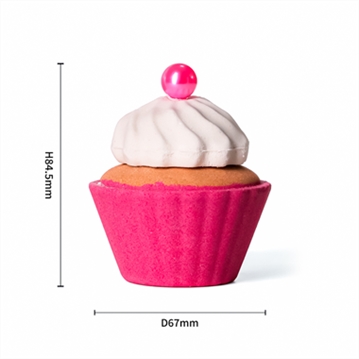 Hello Kitty Bakery - Strawberry Cupcake Scented Bath Fizzer