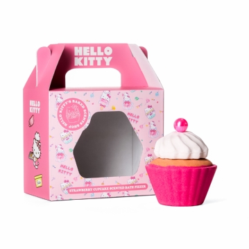 Hello Kitty Bakery - Strawberry Cupcake Scented Bath Fizzer