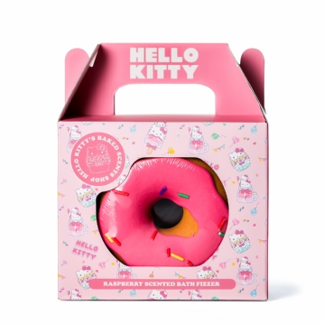 Hello Kitty Bakery - Raspberry Donut Scented Bath Fizzer