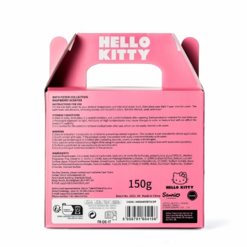 Hello Kitty Bakery - Raspberry Donut Scented Bath Fizzer