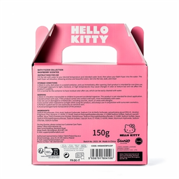 Hello Kitty Bakery - Raspberry Donut Scented Bath Fizzer