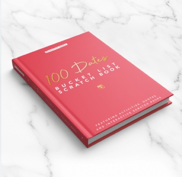 100 Dates Bucket List Scratch Book