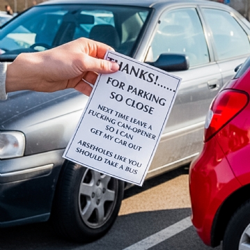 Cheeky Memos Funny Parking Notes
