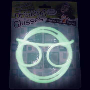 Glow in the Dark Drinking Straw Glasses