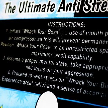 Whack Your Boss Inflatable Punch Bag