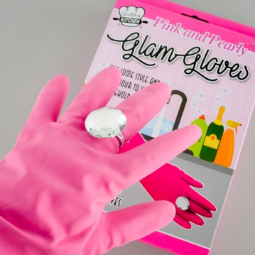Glamorous washing up gloves discount