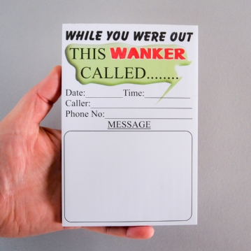 Rude Someone Called Memo Pad