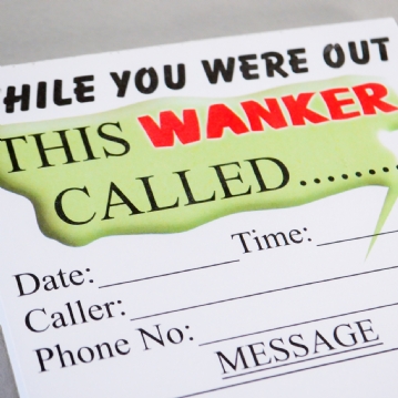 Rude Someone Called Memo Pad