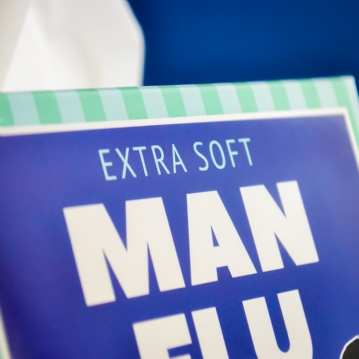 Man Flu Tissues When Your Mans Poorly Funny Novelty Men's Stocking Filler Gift 