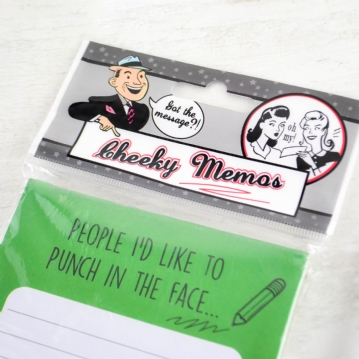 People I'd Like To Punch Memo Pad