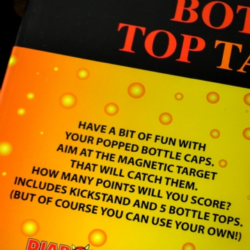 Magnetic Bottle Cap Dartboard