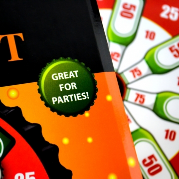 Magnetic Bottle Cap Dartboard