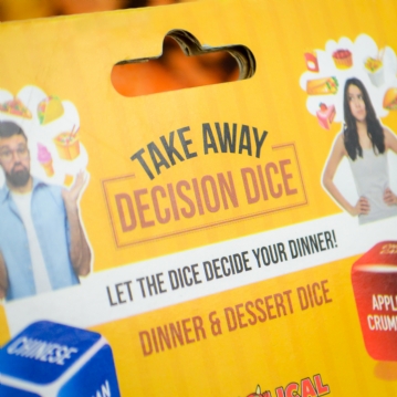 Takeaway Decision Dice