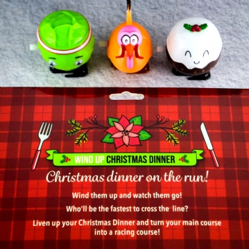 Racing Christmas Dinner Wind-Up Toys