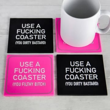 Expletive Drink Coasters