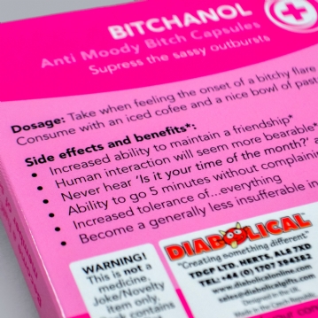 Bitchanol - Joke Prescription Mint Sweets