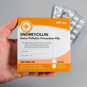 Snoreycillin - Joke Prescription Mint Sweets