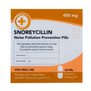 Snoreycillin - Joke Prescription Mint Sweets