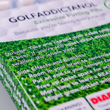 Golfaddictanol - Joke Prescription Mint Sweets