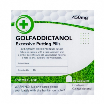 Golfaddictanol - Joke Prescription Mint Sweets
