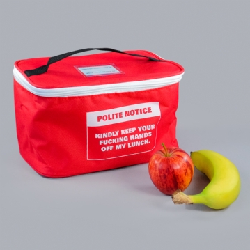 Polite Notice Lunch Bag