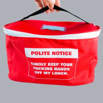 Polite Notice Lunch Bag