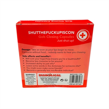 Shutthefuckupiscon - Joke Pills