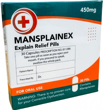Mansplainex - Joke Pills