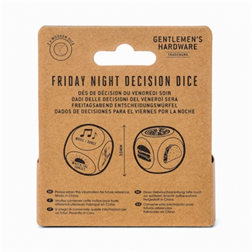 Friday Night Decision Dice