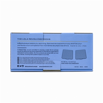 Lola Revolving Rocks Glasses Pair