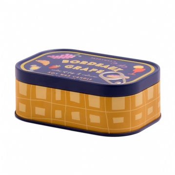 Bordeaux Grape Candle Tin
