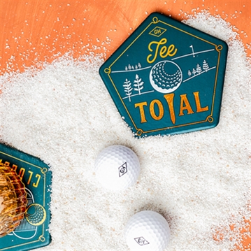 Set of 4 Golf Coasters