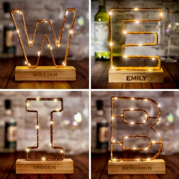 Personalised Light Up Letters