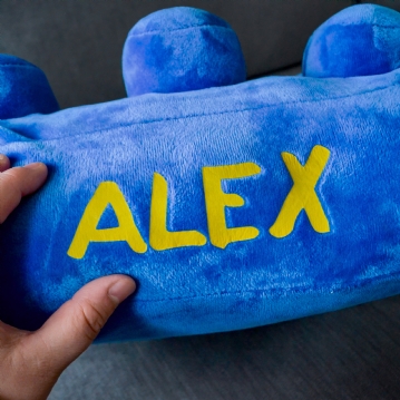 Personalised Building Brick Cushions